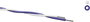 Yv 2x0,5/0,9 mm white-blue, twisted, Hook-up wire, PVC 170205006 Kabeltronik bélyegkép