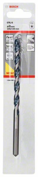 Bosch Accessories CYL-5 2608588152 Keményfém Beton spirálfúró 8 mm Teljes hossz 150 mm Hengeres befo 2. kép