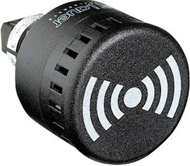 Auer Signalgeräte Jelző zümmer 813500405 ESM Hosszú hang, Pulzáló fény 12 V/DC, 12 V/AC, 24 V/DC, 24