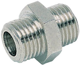 Egyenes összekötő, külső menet: R1/8, R1/8, ICH 20102