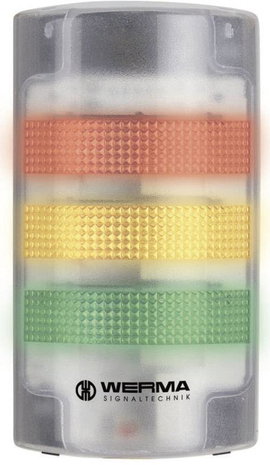 Werma Signaltechnik Jelző oszlop 691.100.68 KombiSIGN 71 LED Fehér 1 db