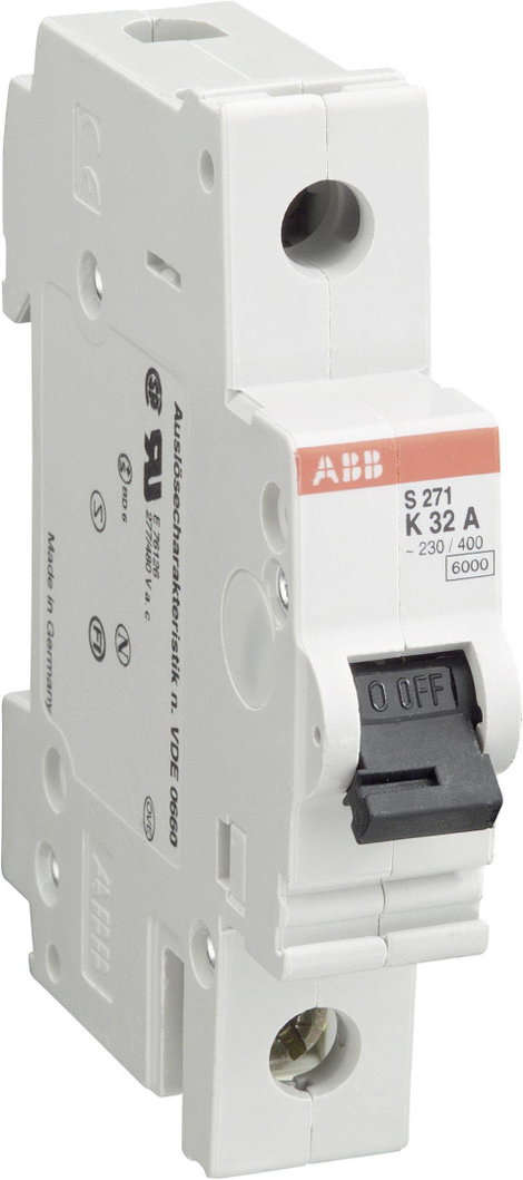 ABB 2CDS251001R0164 ABB Stotz S&J Vezeték védőkapcsoló 1 pólusú 16 A