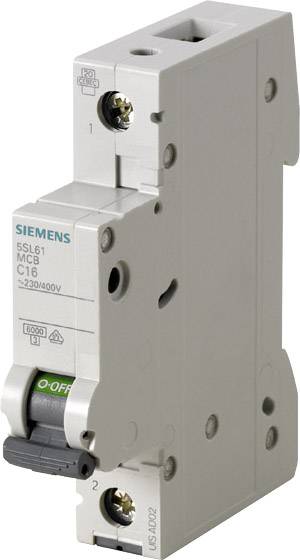 Siemens 5SL6116-7 Siemens Dig.Industr. Vezeték védőkapcsoló 1 pólusú 16 A 230 V, 400 V