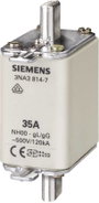 Siemens 3NA3832 NH biztosíték Biztosíték méret = 00 125 A 500 V/AC, 250 V/AC 3 db bélyegkép