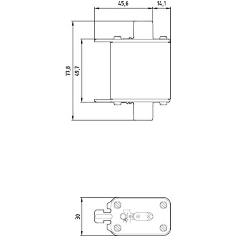 Siemens 3NA3832 NH biztosíték Biztosíték méret = 00 125 A 500 V/AC, 250 V/AC 3 db 2. kép
