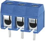 Degson DG301-5.0-03P-12 Csavaros kapocstömb 1.50 mm² Pólusszám 3 Kék 1 db bélyegkép