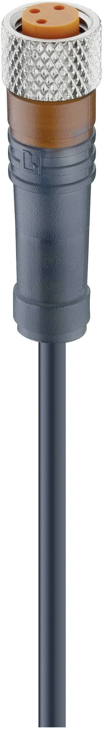 Lumberg Automation 28383-1 Érzékelő-/működtető összekötő, konfekcionált M8 Alj, egyenes 2.00 m Pólus