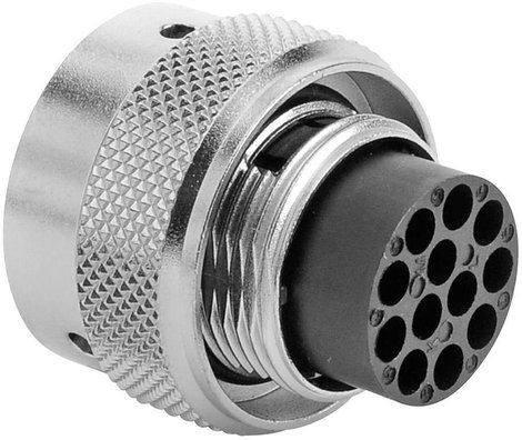 Amphenol RT0614-12PNH Kerek dugó Dugó, egyenes Össz pólusszám: 12 Sorozat (kerek csatlakozók): RT360 2. kép