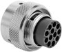 Amphenol RT0614-12PNH Kerek dugó Dugó, egyenes Össz pólusszám: 12 Sorozat (kerek csatlakozók): RT360 2. bélyegkép