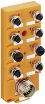 Lumberg Automation ASBS 6/LED 5-4 11128 Érzékelő/működtető doboz, passzív M12 elosztó fém menettel 1 bélyegkép