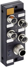 Lumberg Automation ASBSM 4/LED 3 65305 Érzékelő/működtető doboz, passzív M8 elosztó fém menettel 1 d bélyegkép