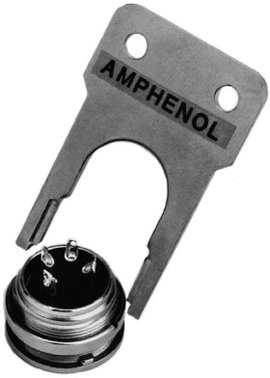 Amphenol N 45 091-000 1 Kerek dugó szerelő kulcs Sorozat (kerek csatlakozók): N45 1 db