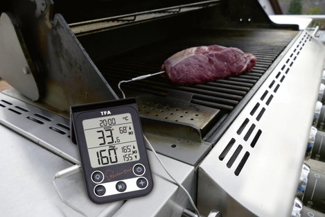 Digitális grill-, pecsenye- és sütőhőmérő, TFA Dostmann 14.1512.01 2. kép
