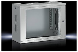 Rittal 7507.010 19 hálózati szekrény (Sz x Ma x Mé) 600 x 492 x 400 mm 9 ME Élénk szürke (RAL 7035)