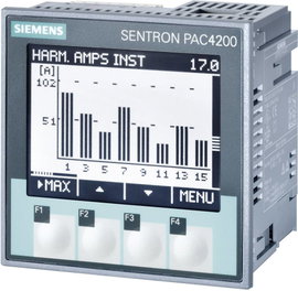 Siemens 7KM4212-0BA00-3AA0 Digitális beépíthető mérőműszer Max. 3 x 690/400 V/AC