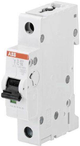 ABB 2CDS251001R0064 S201-C6 Vezeték védőkapcsoló 1 fázisú 1 pólusú 6 A 230 V