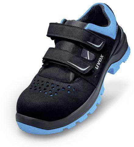 uvex 2 xenova® 9553843 ESD Biztonsági szandál S1 Cipőméret (EU): 43 Fekete, Kék 1 pár