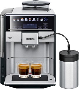 Siemens Hausgeräte EQ 6 plus S700 TE657M03DE Automata kávéfőző Nemesacél