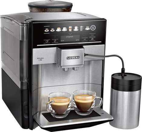 Siemens Hausgeräte EQ 6 plus S700 TE657M03DE Automata kávéfőző Nemesacél 4. kép