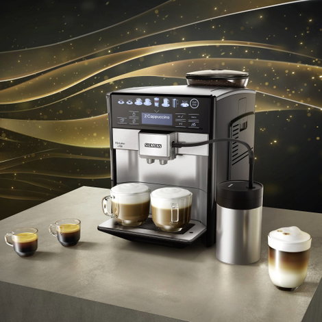 Siemens Hausgeräte EQ 6 plus S700 TE657M03DE Automata kávéfőző Nemesacél 9. kép