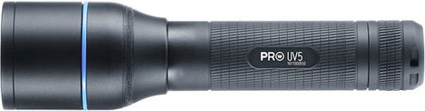 UV LED-es zseblámpa tokkal, csuklópánttal, elemes, 3,5 óra 140 g, Walther Pro UV5 3.7077 3. kép