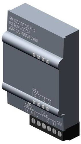 Siemens S7-1200 SB 1222 6ES7222-1BD30-0XB0 SPS digitális kimeneti egység 24 V