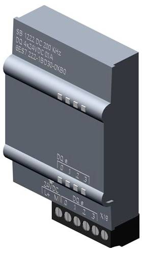 Siemens S7-1200 SB 1222 6ES7222-1BD30-0XB0 SPS digitális kimeneti egység 24 V