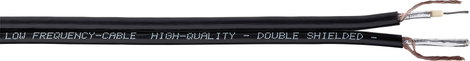 AIV 1181059 Videókábel 2 x 0.12 mm² Fekete méteráru