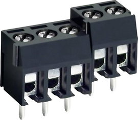 DECA 1192189 Csavaros kapocstömb 1.31 mm² Pólusszám 3 Fekete 1 db