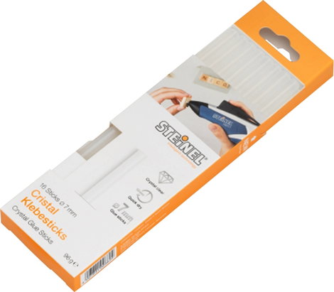 Steinel 006624 Ragasztópisztoly rúd 7 mm 150 mm Átlátszó 96 g 16 db