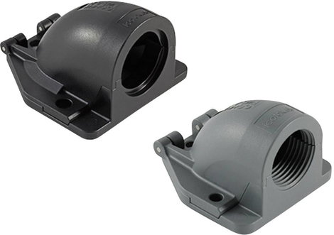 Icotek 31392.900 Kábelátvezető Hajlított Fekete 1 db