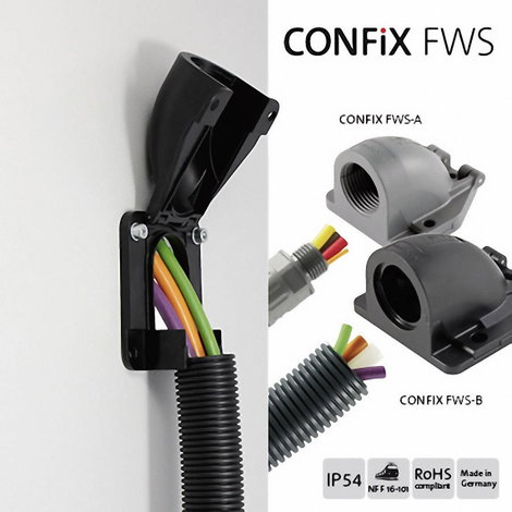 Icotek 31392.900 Kábelátvezető Hajlított Fekete 1 db 2. kép