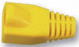 MH Connectors MHRJ45SRB-Y RJ45 törésgátló hüvely 6510-0100-04 Sárga 1 db
