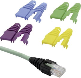 MH Connectors MHRJ45SRB-RET-LG Az RJ45 törésgátló hüvely újból kinyílik 6510-0102-01 Világosszürke 1