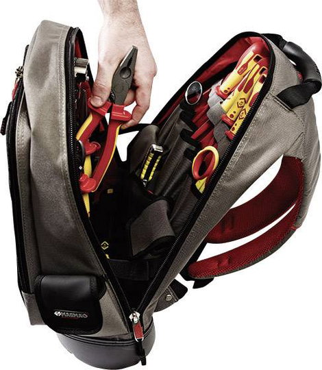 C.K MA2635 Technikus Szerszámos hátizsák tartalom nélkül (Sz x Ma x Mé) 400 x 470 x 200 mm 4. kép