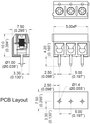 DECA 1216197 Csavaros kapocstömb 1.50 mm² Pólusszám 3 Kék 1 db 2. bélyegkép