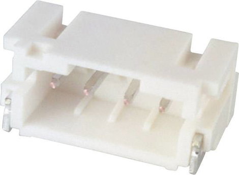 JST Beépíthető stift sor (standard) PH Pólusok száma 4 Raszterméret: 2 mm S4B-PH-SM4-TB (LF)(SN) 1 d 2. kép