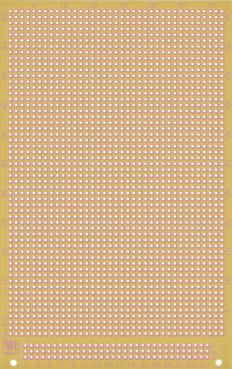 Rademacher VK C-931-EP Kísérletező panel Epoxi (H x Sz) 160 mm x 100 mm 35 µm Raszterméret 2.54 mm T