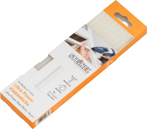 Steinel 006747 Ragasztópisztoly rúd 7 mm 150 mm Átlátszó 96 g 16 db