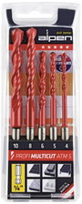 Alpen MultiCut 100805100 Keményfém Többcélú fúró készlet 5 részes 1/4 (6,3 mm) 1 készlet bélyegkép