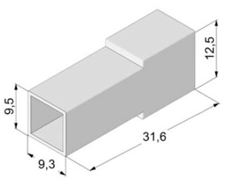 Vogt Verbindungstechnik 3938z1pa Szigetelő hüvely Fehér 0.50 mm² 1 mm² 1 db 2. kép