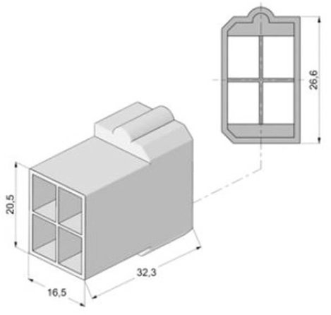 Vogt Verbindungstechnik 3938z4pa Szigetelő hüvely Fehér 0.50 mm² 1 mm² 1 db 2. kép