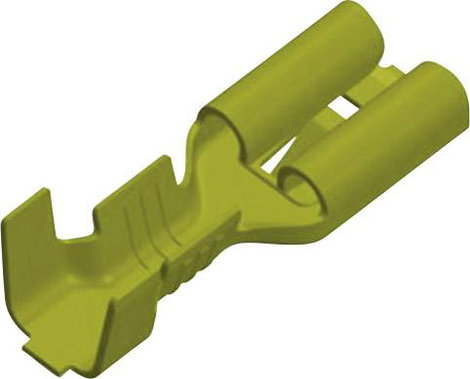 Vogt Verbindungstechnik 3800h05.60 Csúszósarus hüvely Rázkódásálló Dugasz szélesség: 4.8 mm Dugaszol