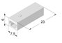 Vogt Verbindungstechnik 3936h1pa Szigetelő hüvely Fehér 0.50 mm² 1 mm² 1 db 2. bélyegkép