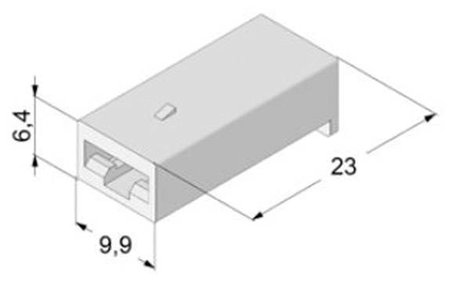 Vogt Verbindungstechnik 3938h1pa Szigetelő hüvely Fehér 0.50 mm² 1 mm² 1 db 2. kép