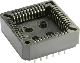 econ connect PLCC32 PLCC32 PLCC foglalat Raszterméret: 2.54 mm Pólusszám: 32 1 db