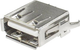 USB A alj Alj, beépíthető, függőleges UBU1AH 1 port UBU1AH econ connect Tartalom: 1 db