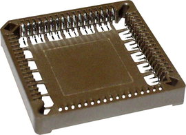econ connect PLCC68SMDR PLCC68SMDR SMD PLCC foglalat Raszterméret: 1.27 mm Pólusszám: 68 1 db