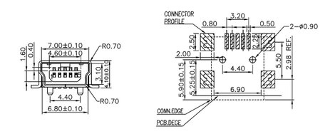 Csatlakozóaljzat Alj, beépíthető, vízszintes MUB1B5SMD 1 port MUB1B5SMD econ connect Tartalom: 1 db 2. kép