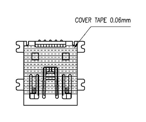 Csatlakozóaljzat Alj, beépíthető, vízszintes MUB1B5SMD 1 port MUB1B5SMD econ connect Tartalom: 1 db 4. kép